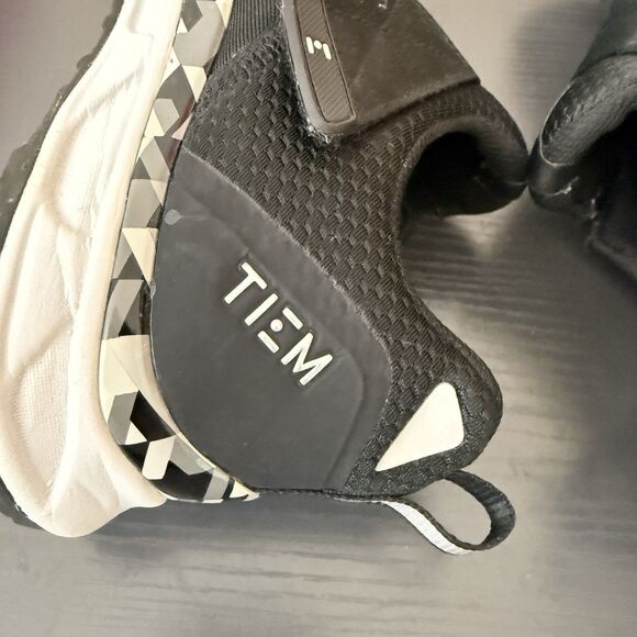 TIEM Slipstream Womens Cycling Shoes Sz 9.5 EU 40.5 Black SPD 2 Bolt Cleats Spin - Picture 11 of 15